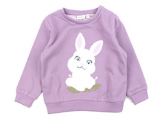 Name It lavender mist kanin sweatshirt